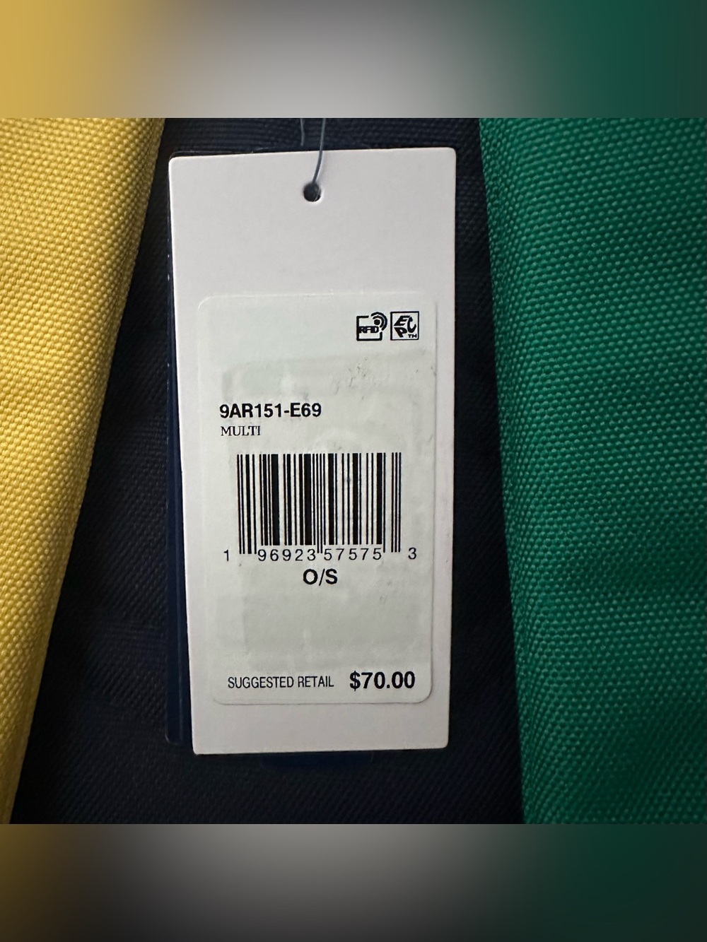 Polo Ralph Lauren Multi-Color Color Blocked Backpack - Picture 5 of 5
